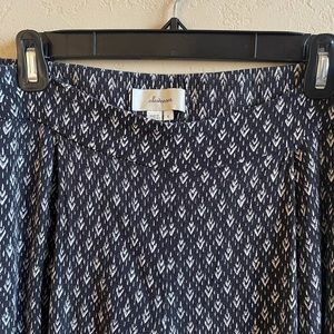Anthropologie Elevenes wide leg pants, side zip with pockets